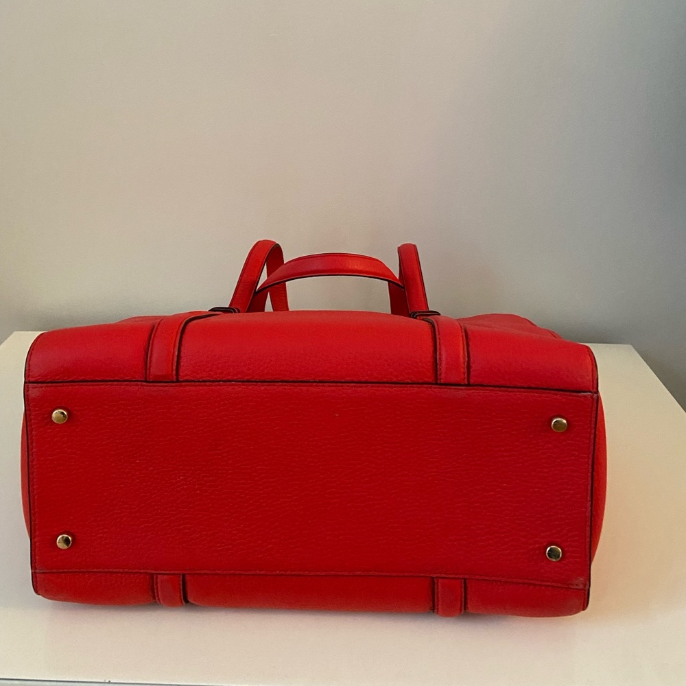 Kate Spade ABIGAIL SATCHEL PXRU7738 Women's Leather Tote Bag Red - Picture 8 of 15